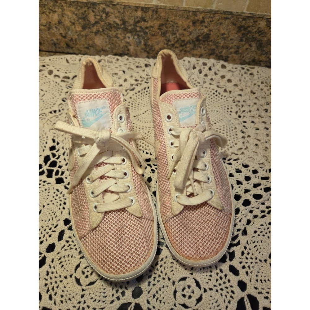 Vintage Nike Pink Mesh Sneakers Womens Size 8.5